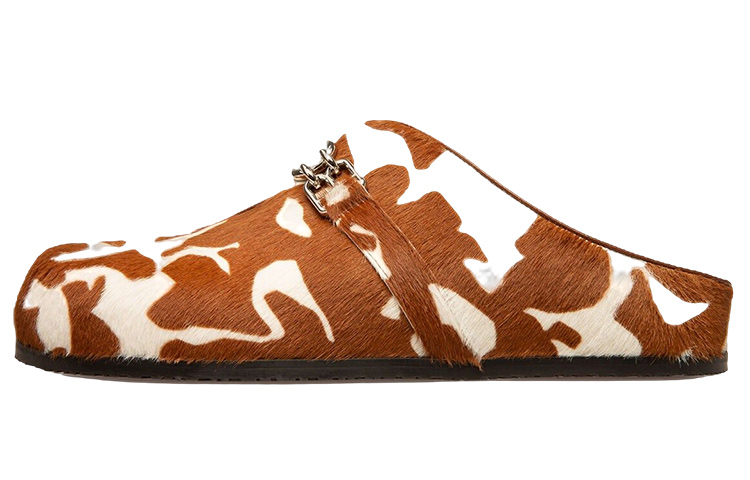 (W) BALLY Francine 'Brown Fashion Slides'