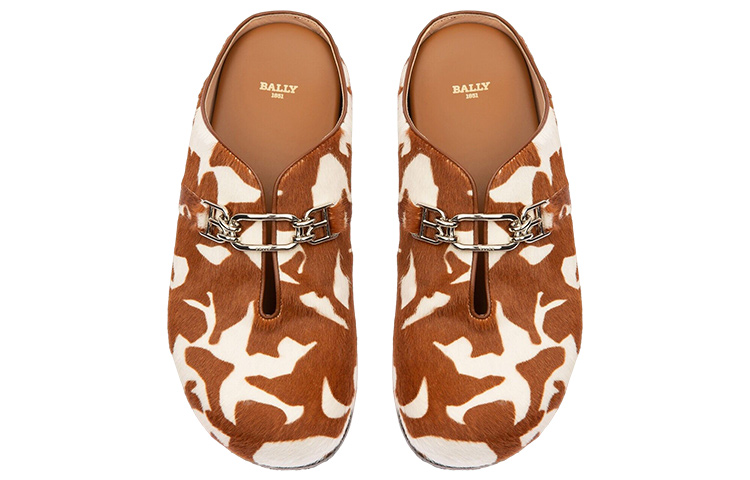 (W) BALLY Francine 'Brown Fashion Slides' 圖 2