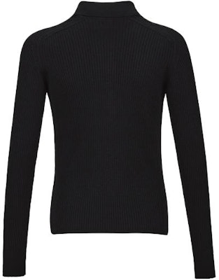 (W) BALLY FW23 黑色刺繡純色拉鍊針織開衫. 6305209 Lookbook (W) BALLY FW23 黑色刺繡純色拉鍊針織開衫. 6305209