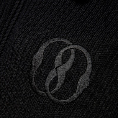 (W) BALLY FW23 黑色刺繡純色拉鍊針織開衫. 6305209 Details for (W) BALLY FW23 黑色刺繡純色拉鍊針織開衫. 6305209