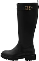 (Women) BALLY Gaila High-Boot 'Black with Gold Buckle Detail' WB2004VT003U901 (Women) BALLY Gaila High-Boot 'Black with Gold Buckle Detail' WB2004VT003U901