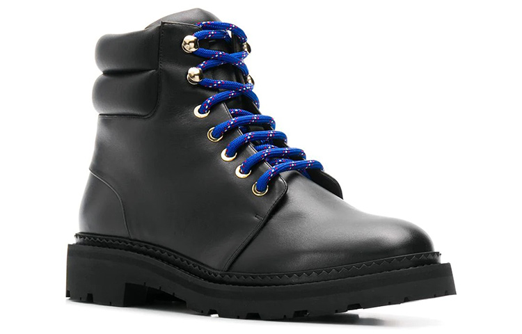 Order (W) BALLY Kasut But Ganya Kulit 'Hitam Tali' 6231645