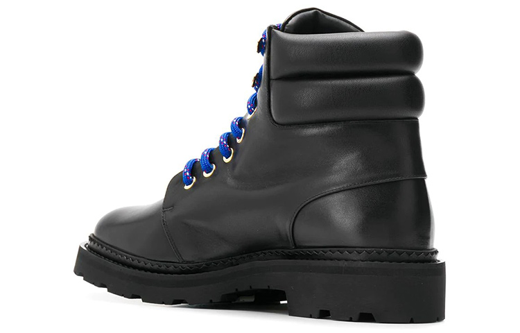 Shop (W) BALLY Ganya 黑色系带皮靴 6231645