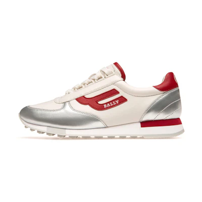 (W) BALLY Gavinia 'White Silver Red'