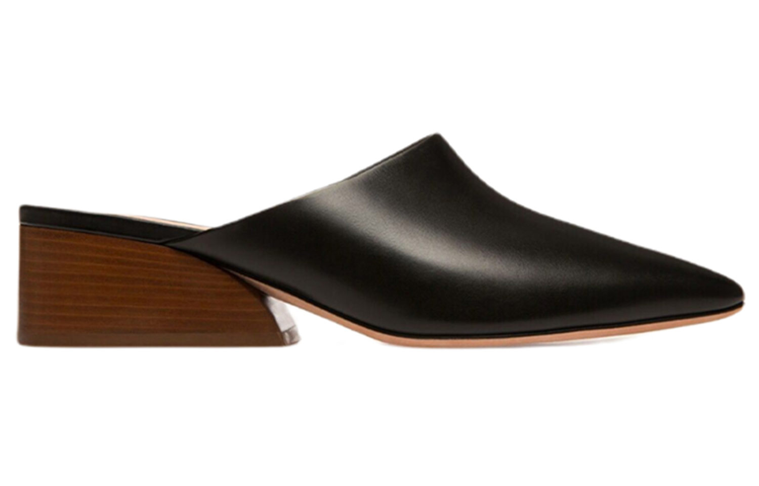 (W) BALLY Genny 'Black Leather Mule' 圖 2