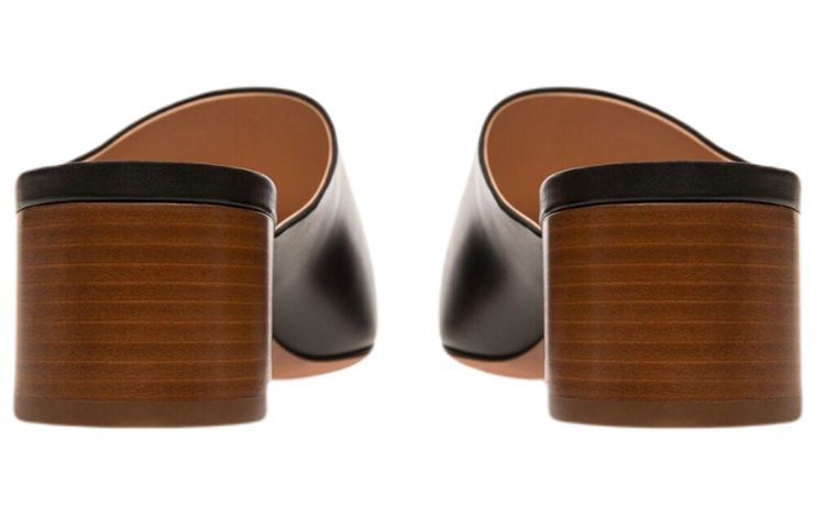 (W) BALLY Genny 'Black Leather Mule' 圖 4