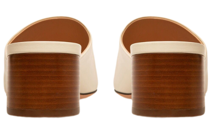 (W) BALLY Genny Leather Mules 'Bone White' 圖 3