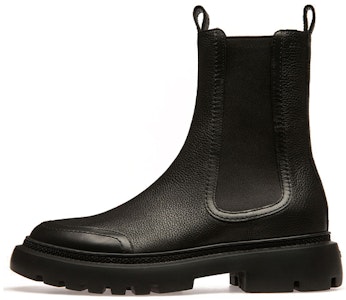 BALLY巴利 Ginny 平底皮革時尚切爾西靴 女款 黑色 Buy BALLY巴利 Ginny 平底皮革時尚切爾西靴 女款 黑色