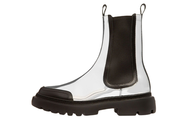 (W) BALLY Ginny Flat 'Silver Chelsea'