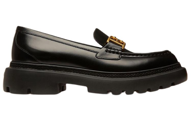 Order (W) BALLY Gioia Flat 'Loafer de Cuero Negro' 6300045