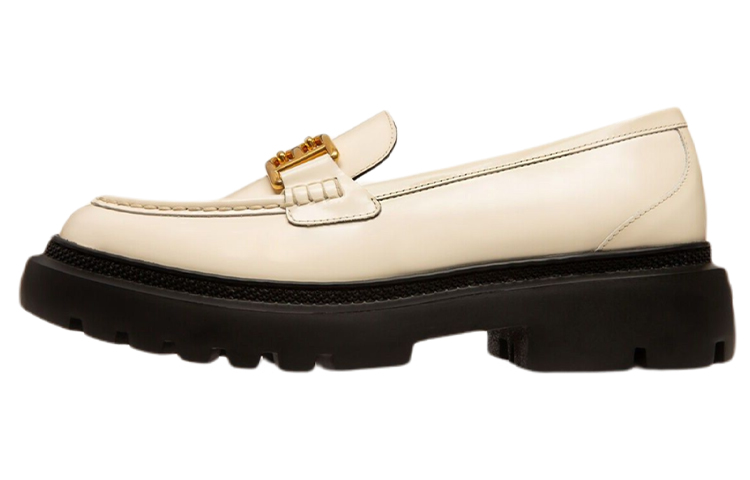 (Women) BALLY Gioia Flat 'White Leather' 6300046