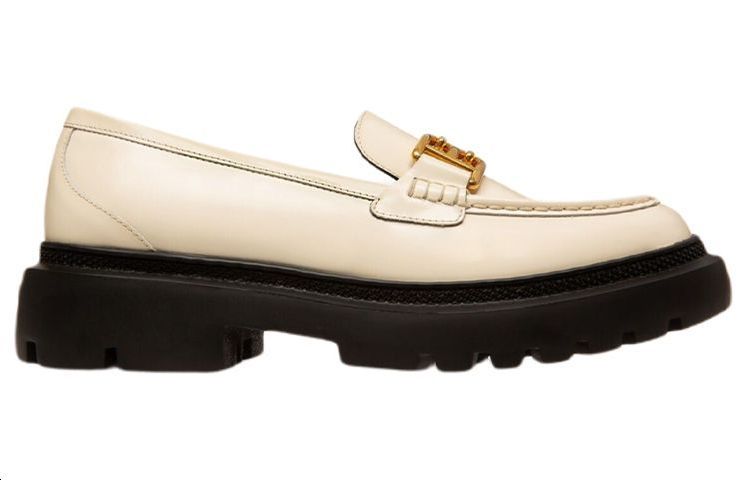 Order BALLY巴利 Gioia 平底软帮皮革休闲鞋 女款 白色