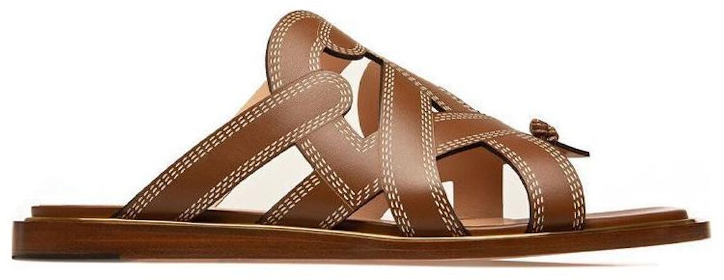 (Women) BALLY Glada 'Tan Leather Flat Sandal' 6300115 Order (Women) BALLY Glada 'Tan Leather Flat Sandal' 6300115