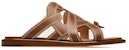 (W) BALLY Glada 'Sandal Kulit Rata Coklat Tan' 6300115