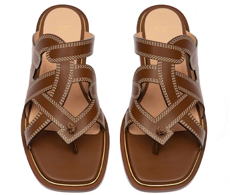 (Women) BALLY Glada 'Tan Leather Flat Sandal' 6300115 Lookbook (Women) BALLY Glada 'Tan Leather Flat Sandal' 6300115