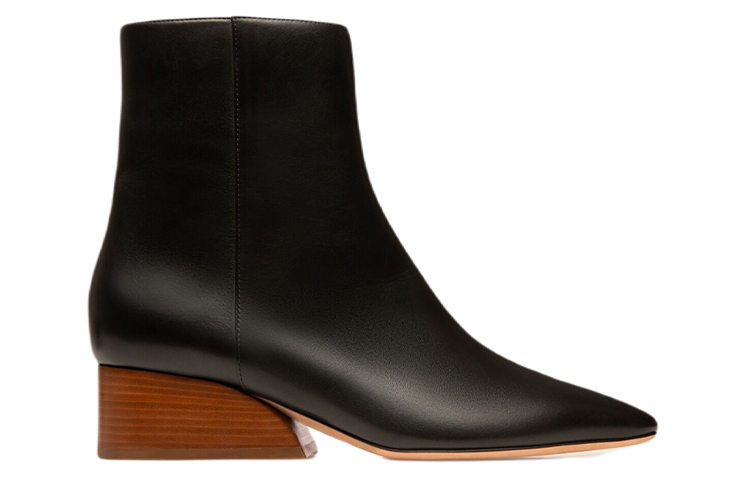 Order BALLY巴利 Glenda 皮革粗跟短靴 女款 黑色