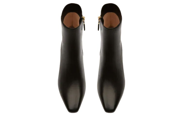 Lookbook BALLY巴利 Glenda 皮革粗跟短靴 女款 黑色