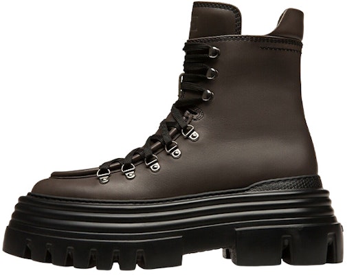 (Women) BALLY Graciella 'Brown Leather Lace-Up Ankle Boot' 6301650 Buy (Women) BALLY Graciella 'Brown Leather Lace-Up Ankle Boot' 6301650