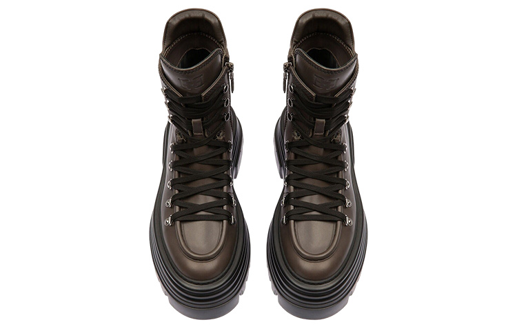 Order (W) BALLY Graciella 'Sepatu Bot Kulit Coklat Tali Ankle' 6301650