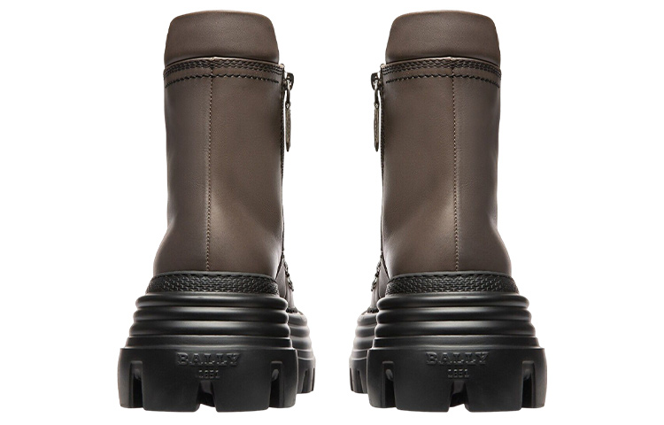 Lookbook (W) BALLY Graciella 'Sepatu Bot Kulit Coklat Tali Ankle' 6301650