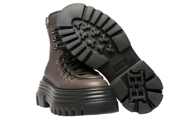 Shop (W) BALLY Graciella 'Sepatu Bot Kulit Coklat Tali Ankle' 6301650