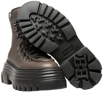 (W) BALLY Graciella 'Sepatu Bot Kulit Coklat Tali Ankle' 6301650 Shop (W) BALLY Graciella 'Sepatu Bot Kulit Coklat Tali Ankle' 6301650