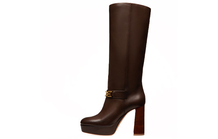 (Women) BALLY High-Top Boot 'Fashion Leather Brown' 6239451