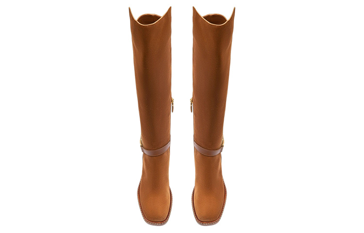 (W) BALLY High-Top Fashion Boots 'Brown Velvet' 圖 3