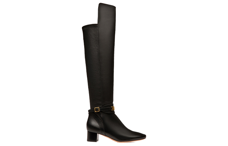 Order (W) BALLY 黑色高帮皮靴 6239453