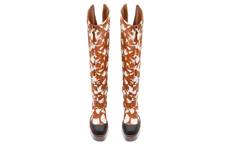 Order (W) 발리 하이탑 슬립온 '화이트 브라운' 6301649