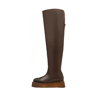 (W) BALLY High-Top Sneakers 'Brown Leather Fashion'