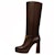 (W) BALLY But Tinggi 'Kulit Fesyen Coklat' 6239451