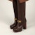 (W) BALLY But Tinggi 'Kulit Fesyen Coklat' 6239451