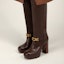 Purchase (W) BALLY But Tinggi 'Kulit Fesyen Coklat' 6239451
