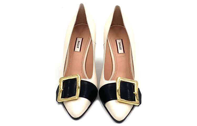 Purchase (W) BALLY Jacqueline Sepatu Hak Tinggi 'Off-White' 6235124