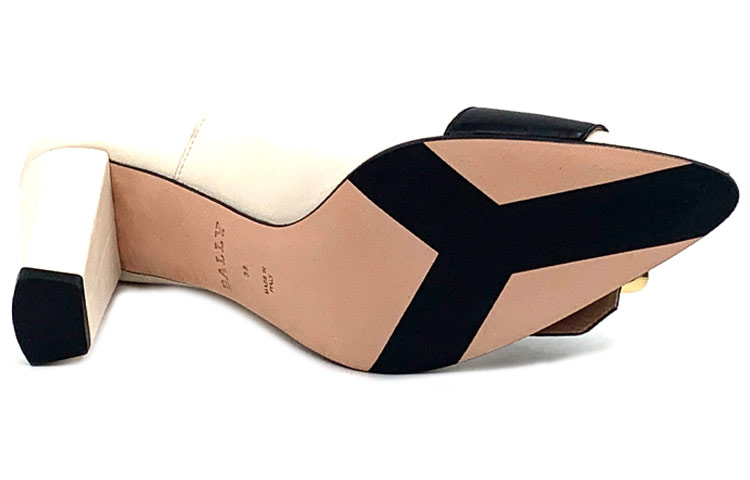 Sizing (W) BALLY Jacqueline Sepatu Hak Tinggi 'Off-White' 6235124