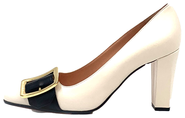 (W) BALLY Jacqueline High Heels 'Off-White'