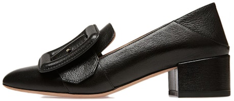 (W) バリー ジャネル 黒バックルミドルヒール 6302782 Buy (W) バリー ジャネル 黒バックルミドルヒール 6302782