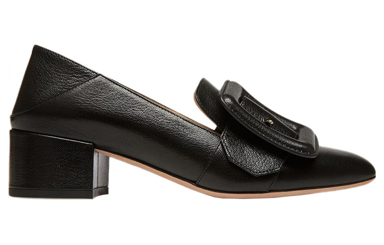 (W) BALLY Janelle 'Black Buckle Mid-Heel' 圖 2