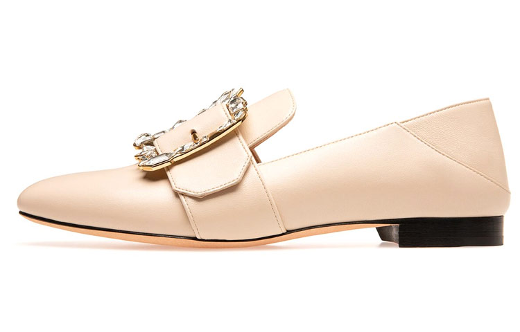 (W) BALLY Janelle 'Pink Leather Loafer'