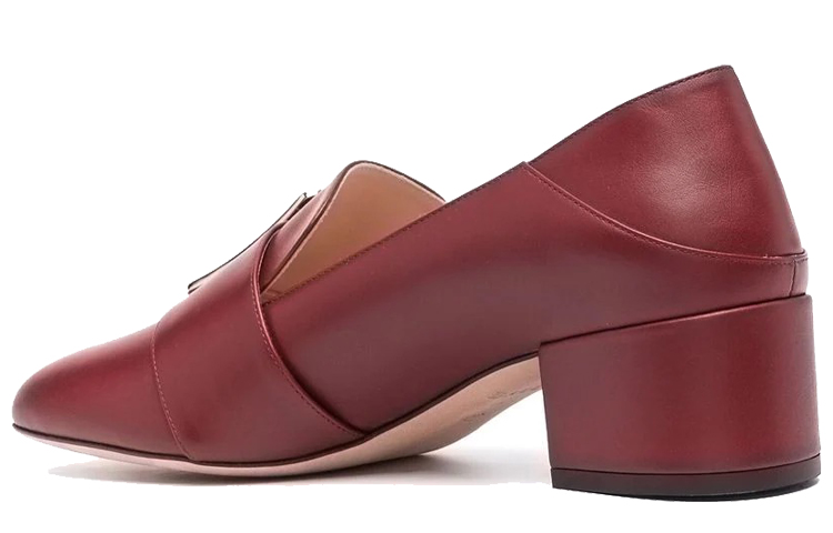 (W) BALLY Janelle 'Red Rounded Toe Slip-On High Heels' 圖 5
