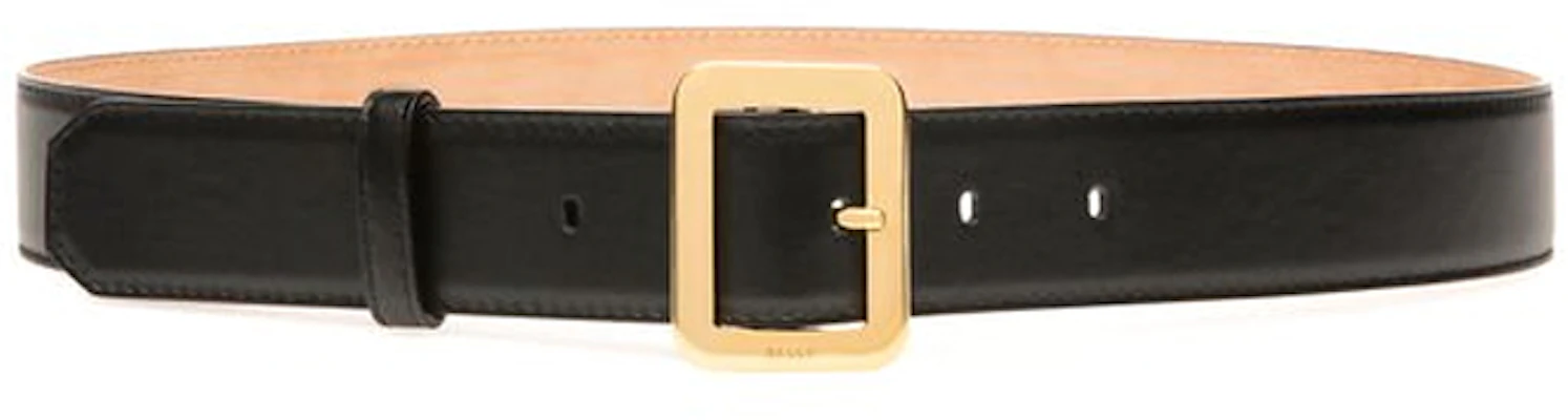 (W) BALLY Tali Pinggang Kulit Janelle Hitam 3.5cm 6230078 Order (W) BALLY Tali Pinggang Kulit Janelle Hitam 3.5cm 6230078