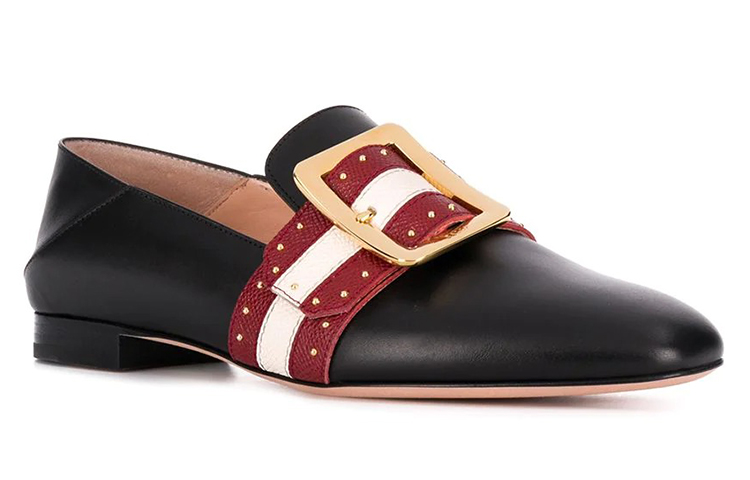 Order (W) BALLY Janelle Mocasín 'Negro Blanco Rojo' 6228191