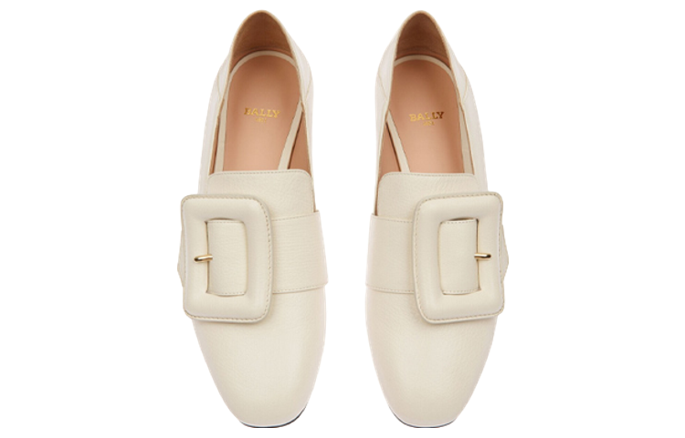 (W) BALLY Janelle Loafer 'White Leather' 圖 3