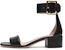 (W) BALLY Janise 'Black Buckle' Hitam Gesper 6231165