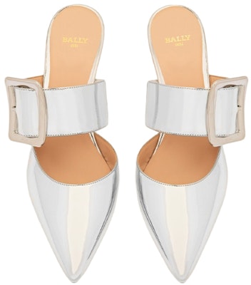 BALLY 巴利 Jemina 皮革淺口涼鞋 女款 銀色 Order BALLY 巴利 Jemina 皮革淺口涼鞋 女款 銀色