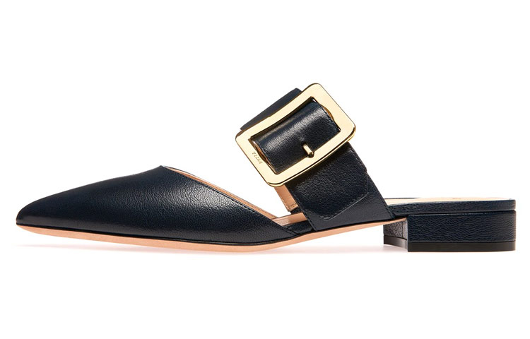 (W) BALLY Jemina Flat 'Navy Fashion'