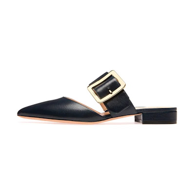 (W) BALLY Jemina Flat 'Navy Fashion'