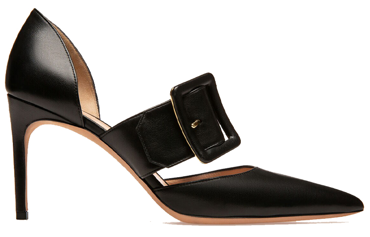 (W) BALLY Jessye 'Black Leather High Heels' 圖 2