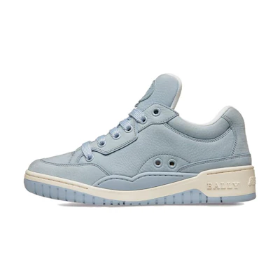 (W) BALLY Kiro 'Blue Leather Low-Top'